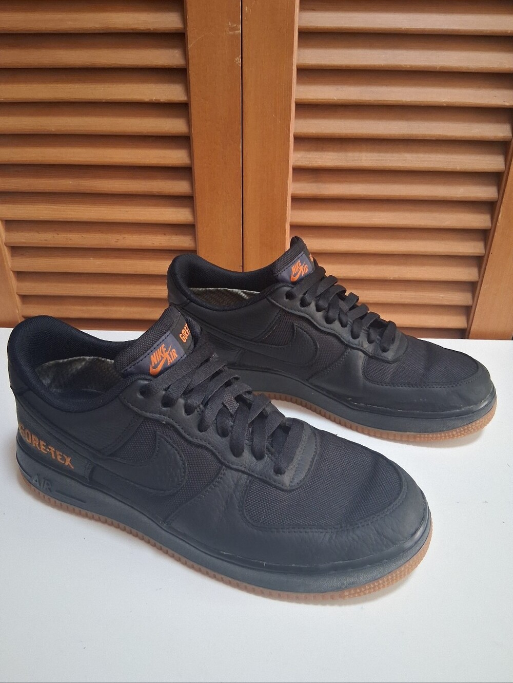 Nike Air Force 1 Gore-Tex Low Black/ Light Carbon * Size: 10 - Picture 4 of 8